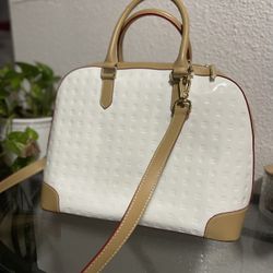 White ARCADIA Handbag 
