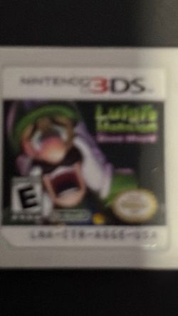 Luigi's Mansion Dark Moon Nintendo 3DS Game Cartridge