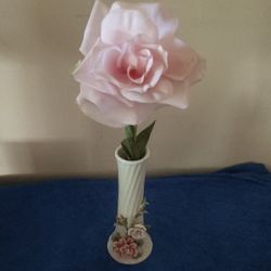 Pink Rose Flower Vase