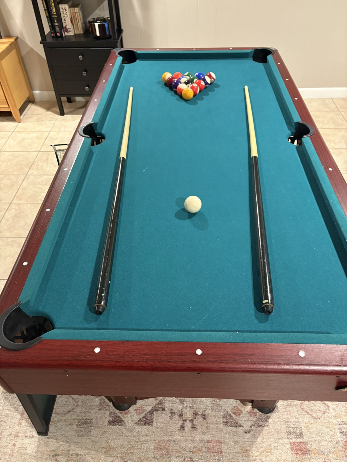 Pool, Ping Pong, Poker Table 6x4ft