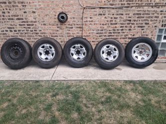 245/75R16 Tire on 16" 6-Lug Steel Wheel