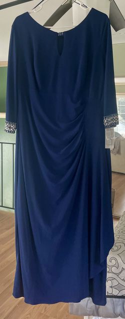 Alex Evenings Navy Dress (18)