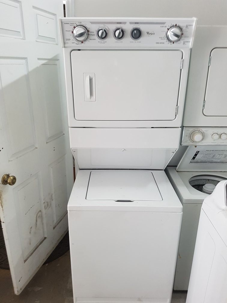 Whirpool stackable washer and dryer