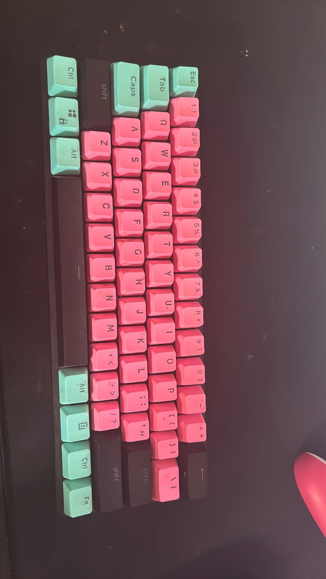 razer huntsman mini w keycaps and coiled cable