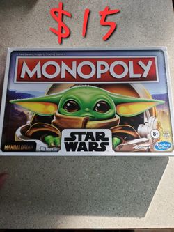 New! Baby Yoda Star Wars Monopoly 