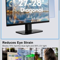 NEW 27-28” Blue Light Filter for Computer Monitor