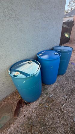 55 gallon plastic drum