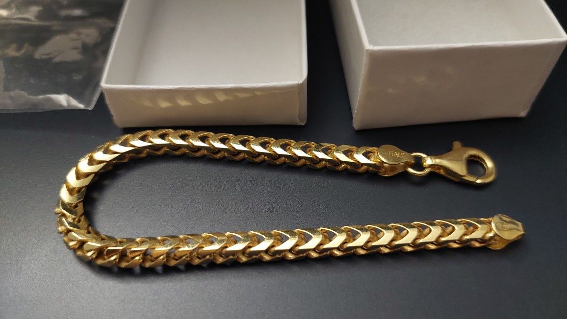 Franco bracelet (Gold Vermeil)