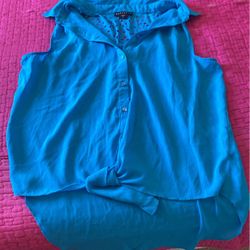 Blue Tank Top Size L