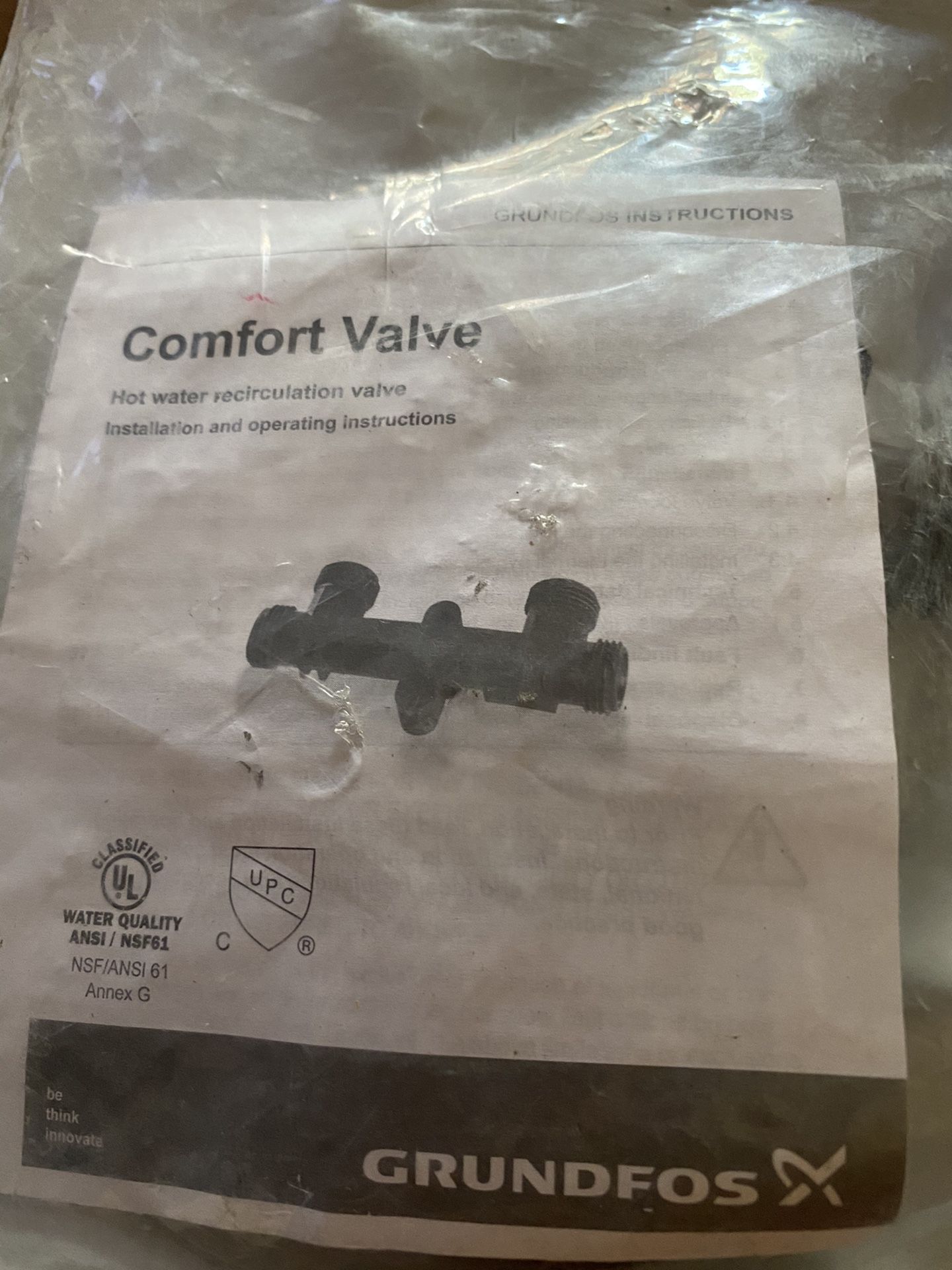 Comfort valve