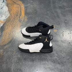 Little Kid's Jordan Jumpman Pro Black/Metallic Gold-White 