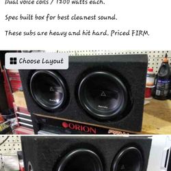 Brand New Phoenix Gold Elite Subs