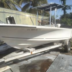 18 Feet Boat ,Trailer, Outboard 