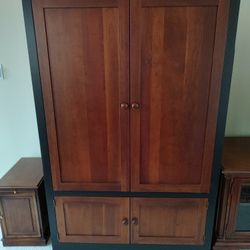ethan allen tv entertainment center