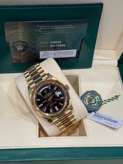 Rolex Daydate Presidential diamond black dial 40mm