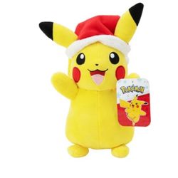 Pokemon 8 Inch Plush Holiday