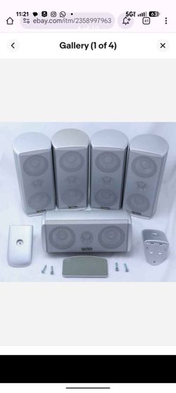 Complete 5.1 Home Theater Speaker System – Sony, Infinity, Polk (Originally $900+)