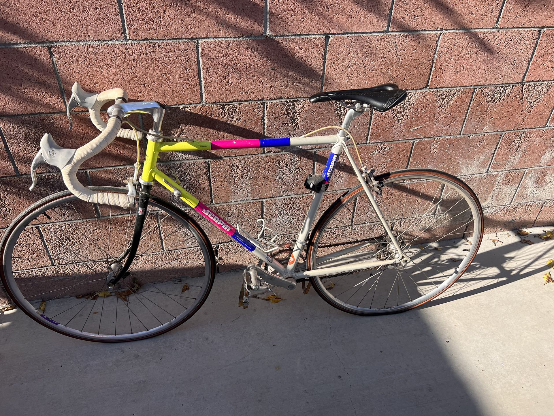 Vintage Italian Scapin Columbus Steel Road Bike – Campagnolo – Size ~54cm