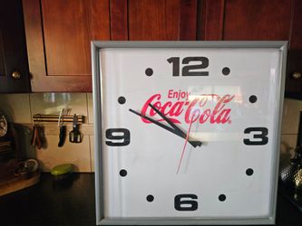 Vintage Coca Cola Clock 29x29