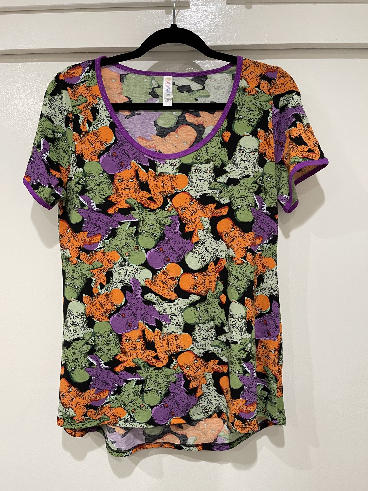 Lularoe Creature Of The Black Lagoon Top