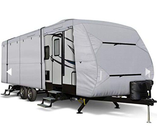 Windproof Upgraded 20' - 22' Travel Trailer RV Cover 
