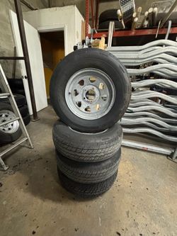 Used 14 Boat/Utility Trailer tires and wheel