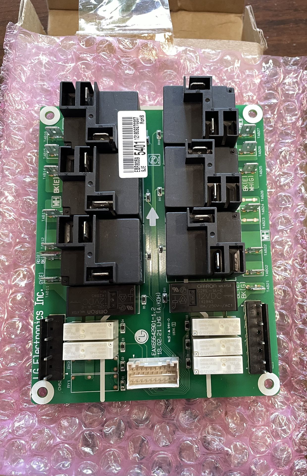 NEW LG Oven Relay Control Board (PN - EBR(contact info removed)1)