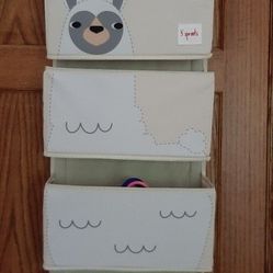 June 2025 - Storage  Organizer - Wall or Over the Door Storage for Diapers, Creams  Toys