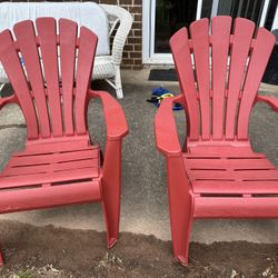 Adirondack chairs plastic