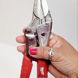 9 in. Torque Lock Long Needle Nose Locking Pliers with Durable Grip