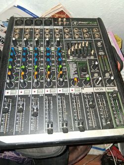 Studio recording mixer.