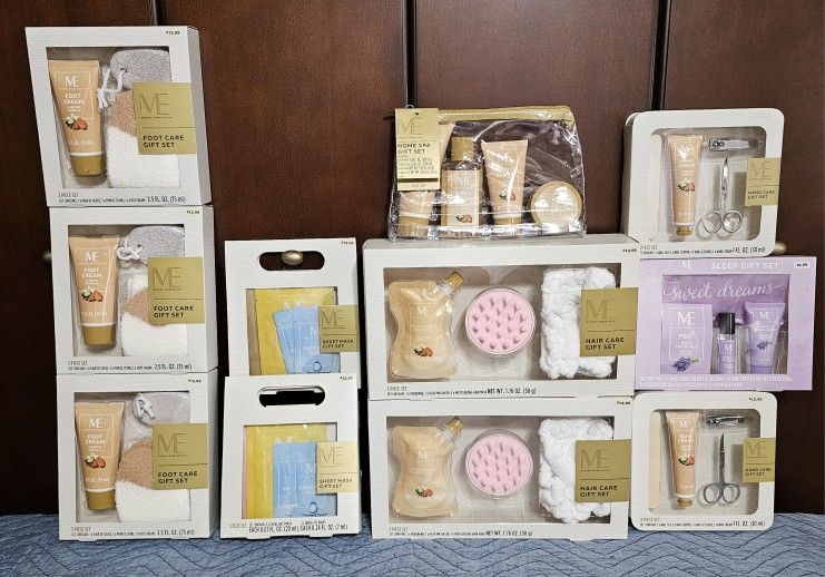 11PC Lot ME Gifts Sets Face, Body, Hair & Nail New In Packages Estate Sale Find!