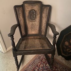 Antique Cane Rocking Chair