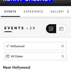 Kenny Chesney Concert Ticket
