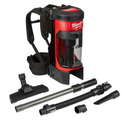 Milwaukee 3-in-1 Backpack Vacuum No Battery 
