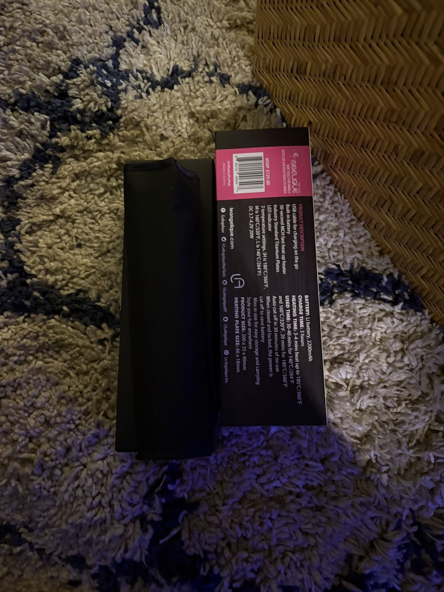 on the go pro mini usb hair straightener