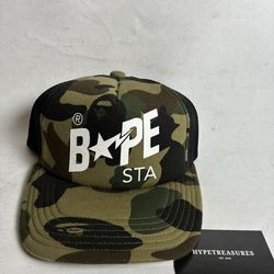 Bape trucker hat