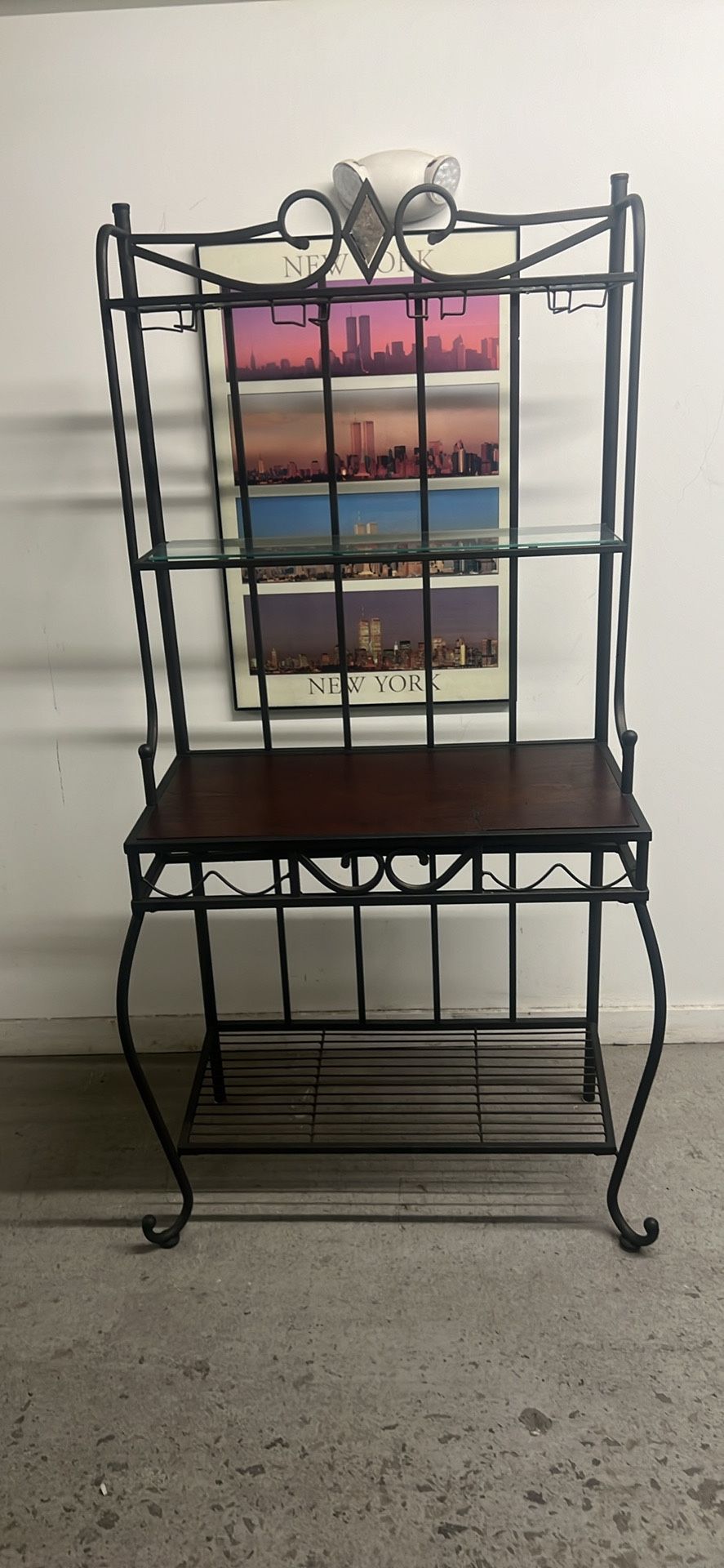 33”wx18”dx70”h Good Condition Microwave Stand