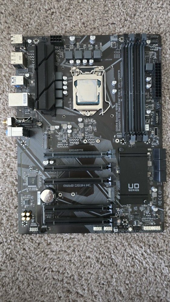 Intel CPU and Motherboard