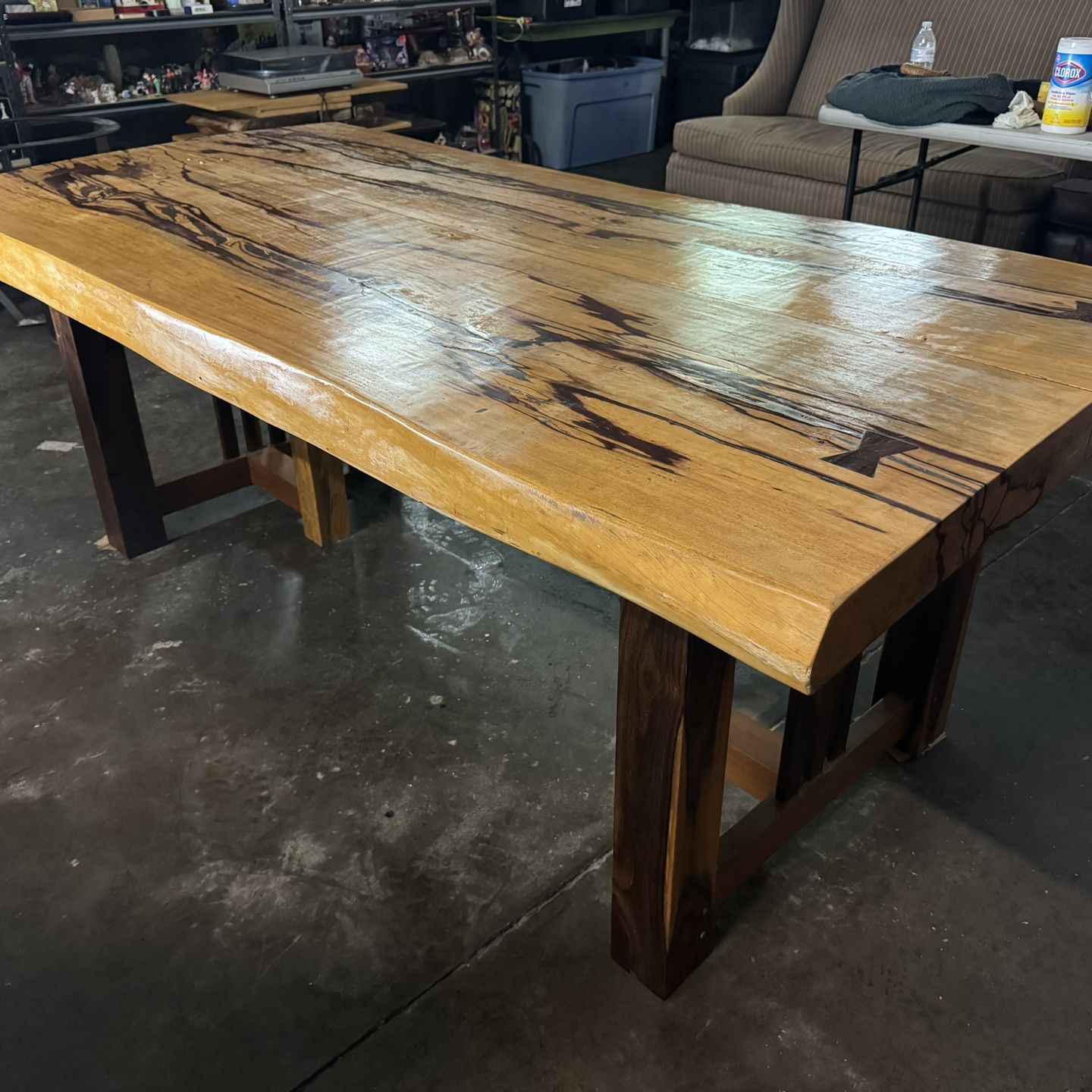 Splalted Maple Live Edge Table