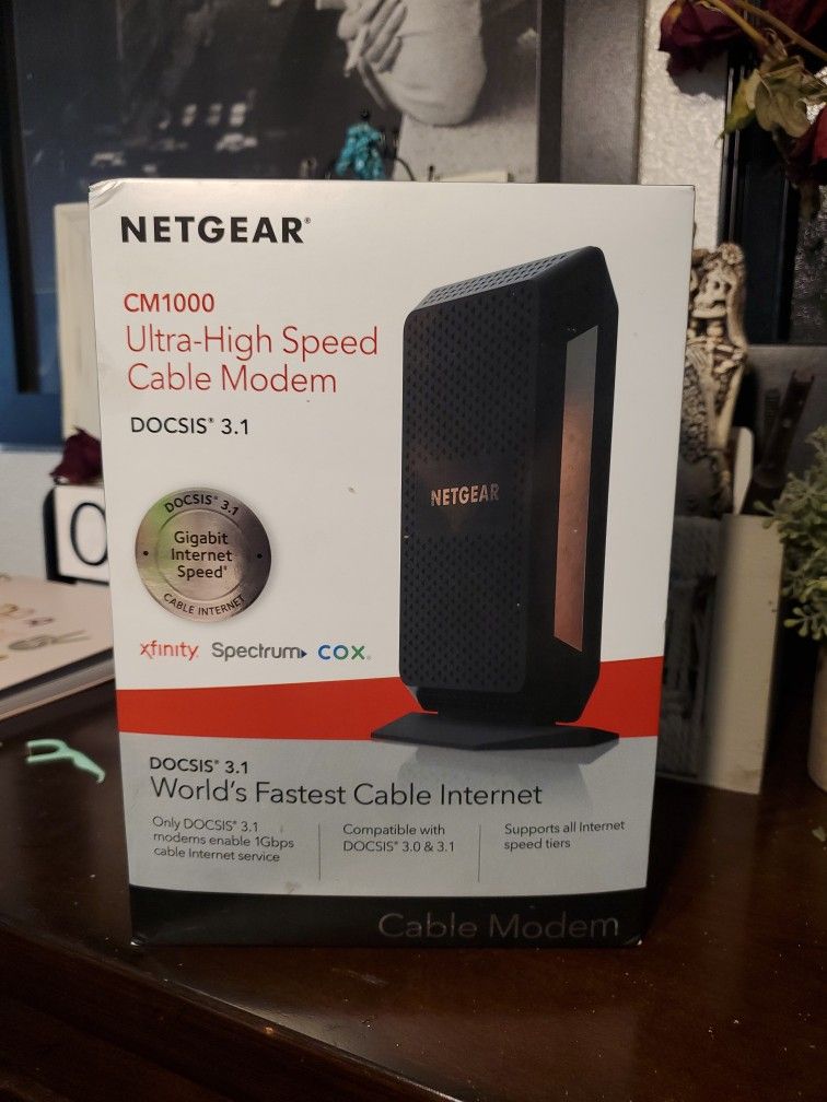BRAND NEW IN BOX Netgear CM1000 ULTRA HIGH SPEED cable Modem 