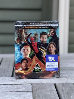 MARVEL STUDIOS SPIDER-MAN  FAR FROM HOME 4K ULTRA BLURAY STEELBOOK BESTBUY EXCLUSIVE 