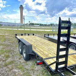 2022 Equipment Trailer , Bobcat Trailer, Skid Steer Trailer, Trailers , Traile Para Bobcat, 7 Ton Trailer, 14000lbs Trailer 