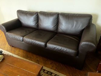 Leather couch