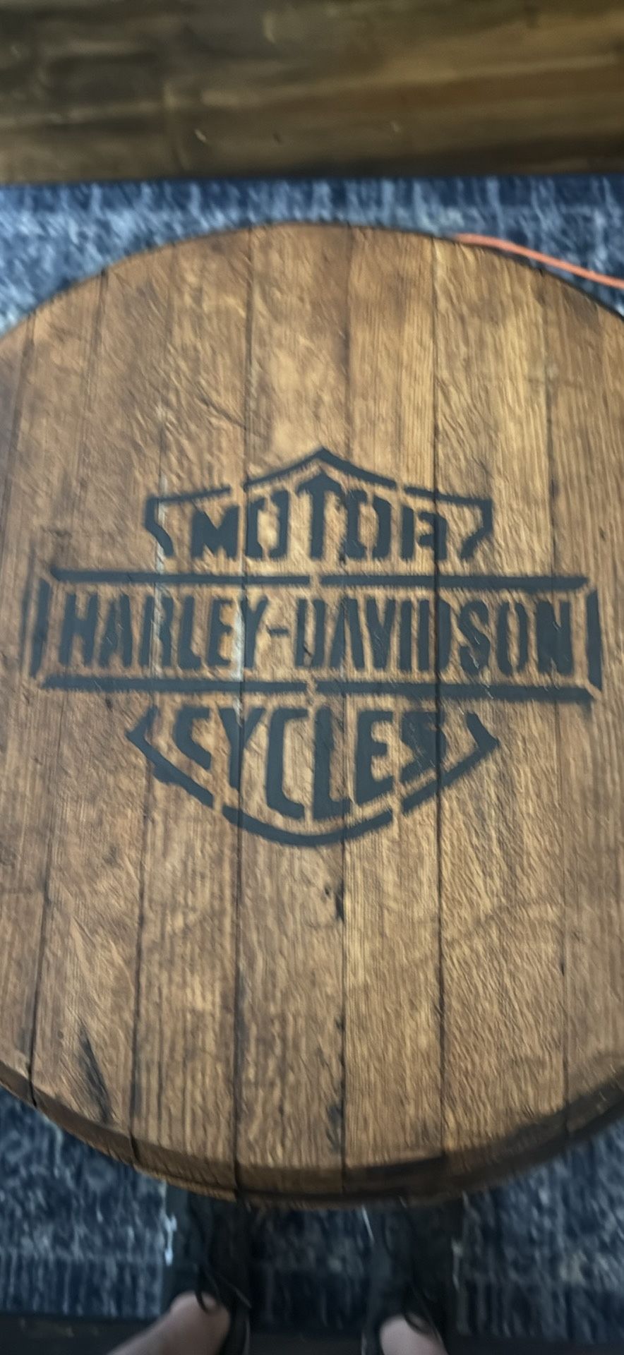 Harley Davidson Bourbon Barrel Head