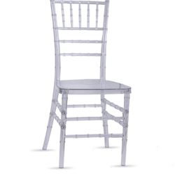 4 Chivari Chairs - Party Chairs Clear And Gold