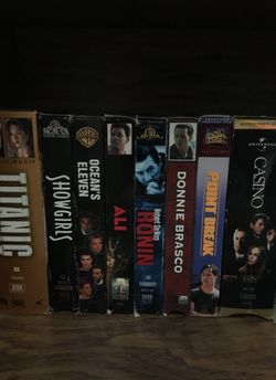 VHS variety of titles want all gone