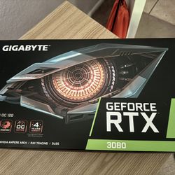 SEALED Gigabyte NVIDIA RTX 3080 12g GPU