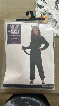 Black cat Kids costume