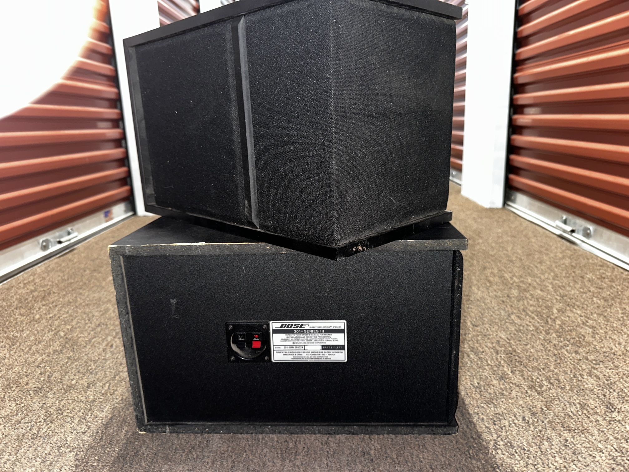 BOSE 301 Series III Direct Reflecting Home Speakers Black
